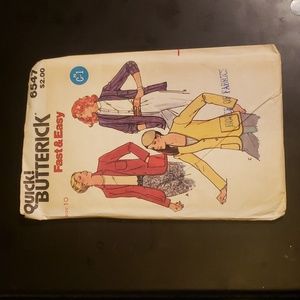 #Butterick #Fast&Easy #80s #Jacket #Sewing #Pattern